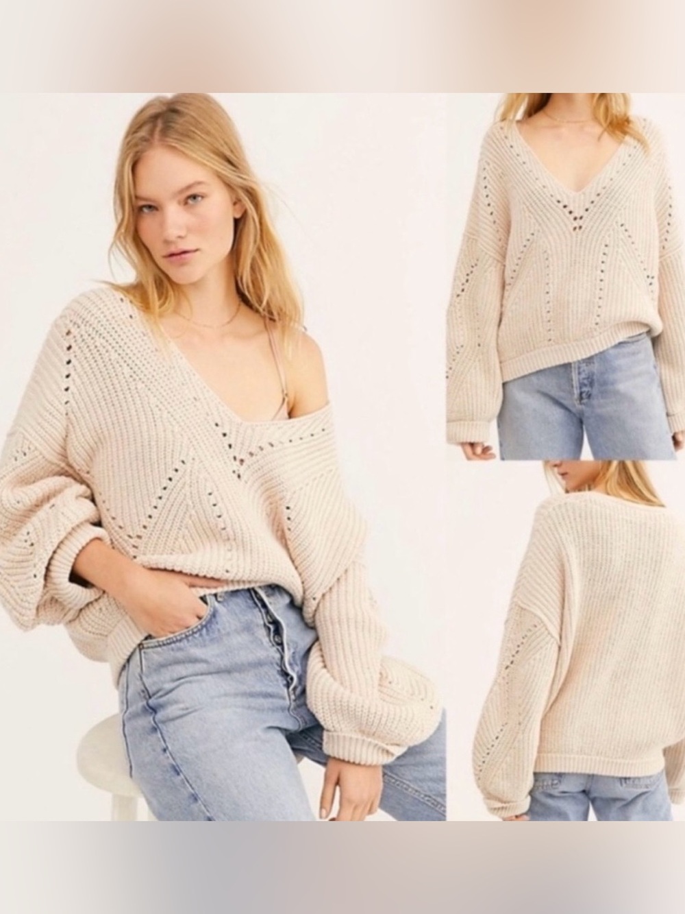 NWT size Small Free People All Day Long sweater
